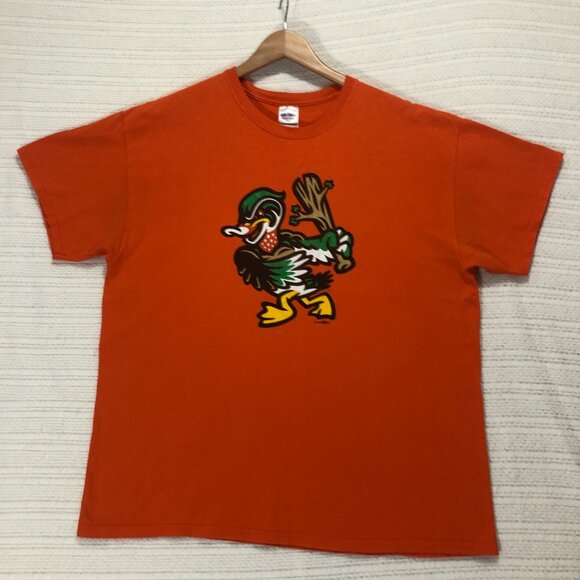 The Down‎ East Wood Ducks Minor League Baseball T-Shirt Size XL - Picture 2 of 8